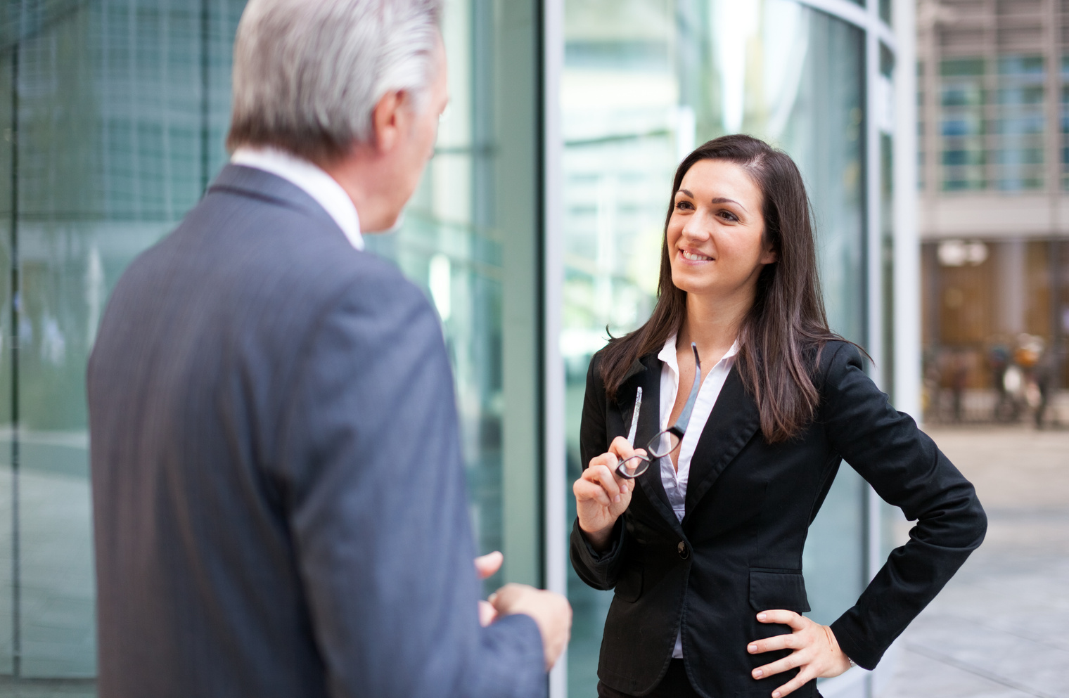 Business People Talking